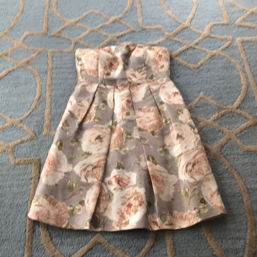 J Crew silk bridal line strapless dress size 6